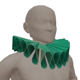 Cosmos Fool Everyone Neck Ruffle