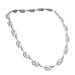 Cruz Flaming Chain Necklace