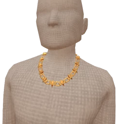 Delirious Gold Barbed Wire Necklace