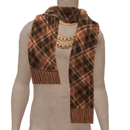 Front Row Maple Grid Cozy Scarf