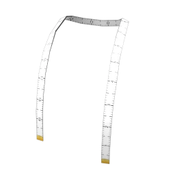 Front Row Perfect Cut Tape Measure