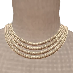 Front Row Stacked Pearls Necklace