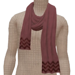 Front Row Plum Winter Print Scarf