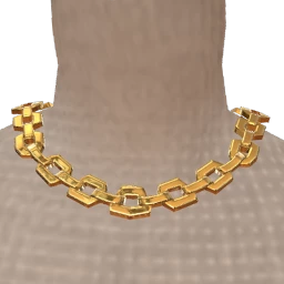 Ikon Elite Gold Pixel Chain Necklace