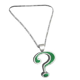Bling Bling Question Mark Pendant