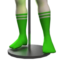 Retro Fitness Socks - Green