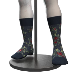 Cosmos Underneath The Mistletoe Socks