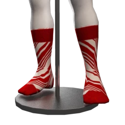 Cosmos Candy Striped Socks