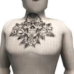 Skull and Roses Tattoo