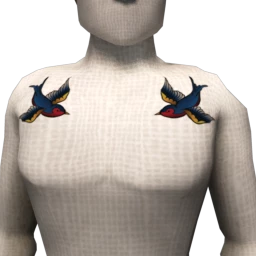 Retro Swift Pair Tattoo