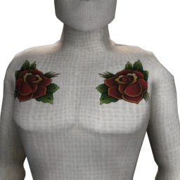 Rose Reflection Tattoo