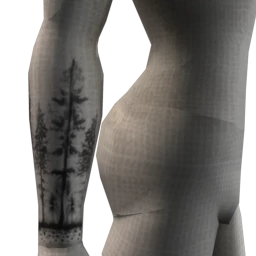 Somber Forest Tattoo