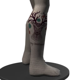 Decorated Reindeer Tattoo