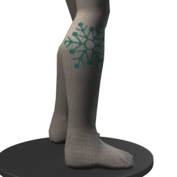 Glitter Snowflake Tattoo