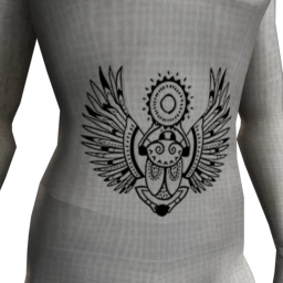Ancient Winged Scarab Tattoo