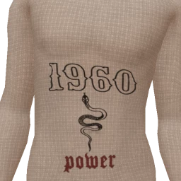 1960 Retro Snake Tattoo