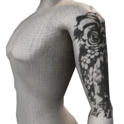 Black Flowers Tattoo