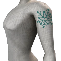 Glitter Snowflake Tattoo