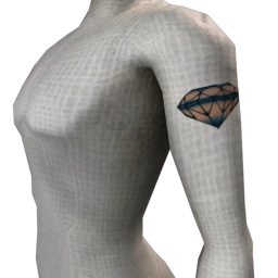 Gradient Diamond Tattoo