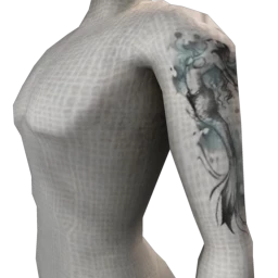 Swimming Mermaid Tattoo