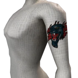 Lethal Panther Head Tattoo