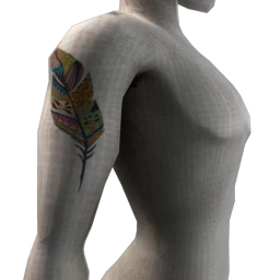 Spellbinding Feather Tattoo