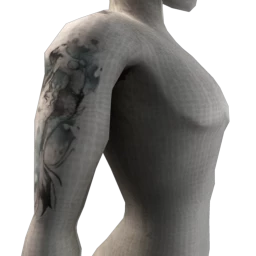 Swimming Mermaid Tattoo