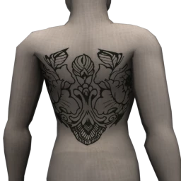 Lined Florals Tattoo