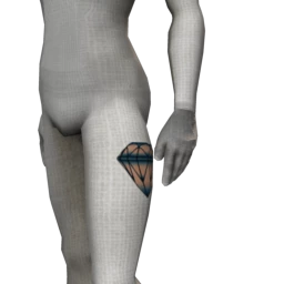 Gradient Diamond Tattoo