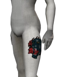 Lethal Panther Head Tattoo