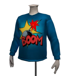 Front Row Boom Pop Art Sweatshirt