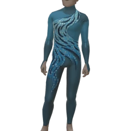 Bionic Graceful Snowflake Ice Skating Outfit