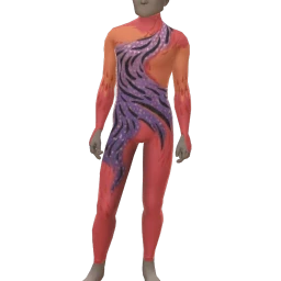 Bionic Orange Delight Ice Skating Outfit