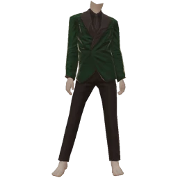Ikon Green Velvet Suit 
