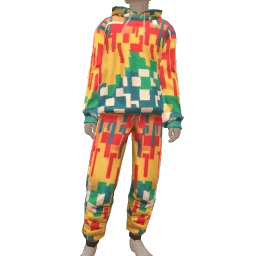 Drop Science Multi-Coloured Pixel Tracksuit