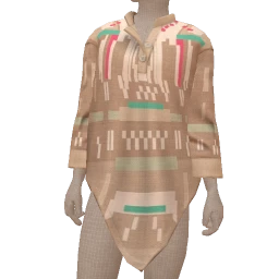 Foal Multi-Coloured Pixel Linen Top