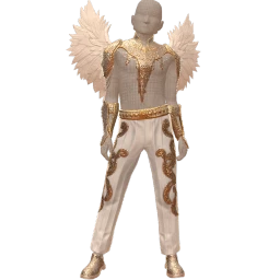 Cloud Nine Gilded Angelic Armor Outfit