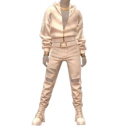 Cloud Nine White And Gold Suave Punk Outfit