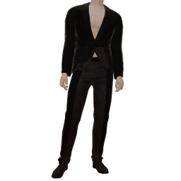 Cloud Nine Black Mer Luxe Formal Suit