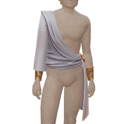 Cosmos Dio Blue Silk Tunic