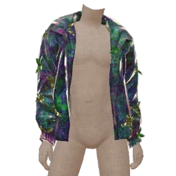 Cosmos Leafy Metallic Jacket