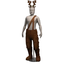 Cosmos Fluffy Reindeer Costume