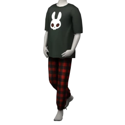 Cosmos Punk Bunny Pyjama Set
