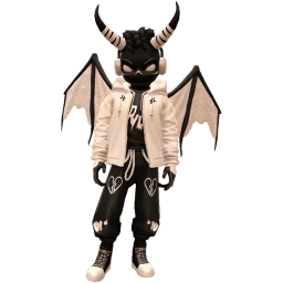 Cosmos Heartbreaker Devil Costume - White