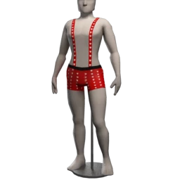 Cosmos Love Heart Suspenders - Shorts