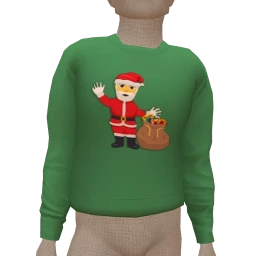 Cosmos Santa Bag Holiday Jumper