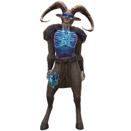 Cosmos Blue Flame Demon Costume