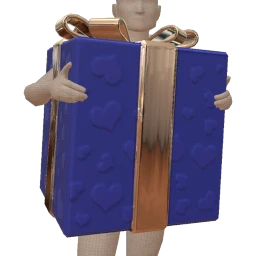 Cosmos Blue Gift Box Costume