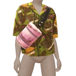 Cosmos Marshmallow Chill Shirt And Crossbody Bag