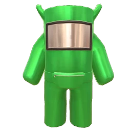 Cosmos Cartoon Astronaut Costume (Green)